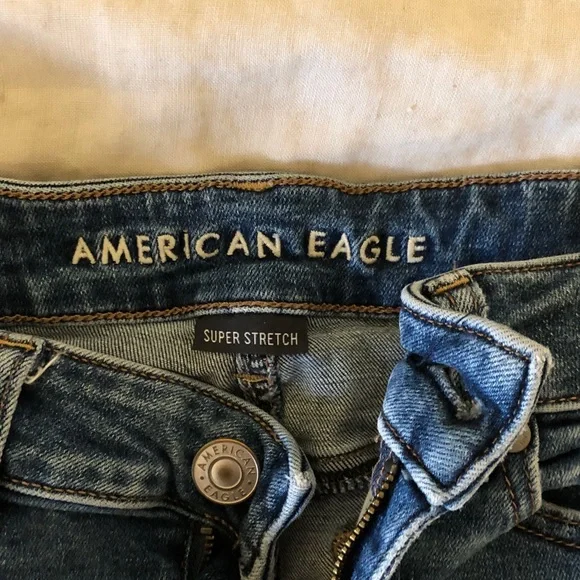 AE jeans shorts size 0 EUC - Picture 2 of 5